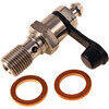 Vis banjo M10x1 simple inox avec purgeur et bouchon Goodbridge