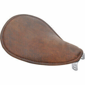 Sella moto universale Custom Drag Specialties Low Profile marrone