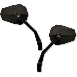 Specchietto retrovisore Highsider Stealth X-2 con frecce nero coppia