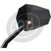 Specchietto retrovisore Highsider Stealth X-2 con frecce nero coppia - Foto 9