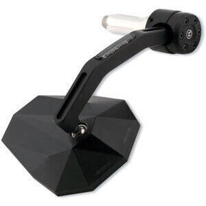 Specchietto retrovisore bar-end Highsider Stealth X-7 con freccia nero