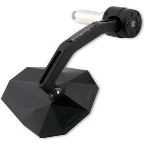 Specchietto retrovisore bar-end Highsider Stealth X-7 con freccia nero