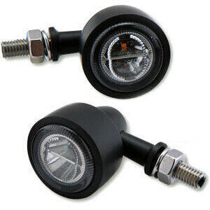 Coppia frecce led Highsider Classic-X1 nero fumè