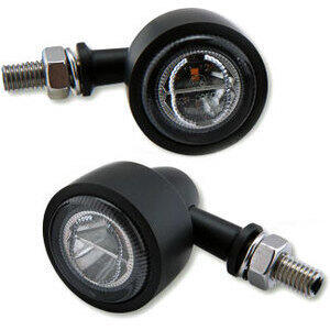 Coppia frecce led Highsider Classic-X1 nero fumè