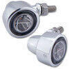 Coppia frecce led Highsider Classic-X1 cromo fumè