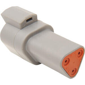 Connettore cavi elettrici per Harley-Davidson DT 3 poli femmina grigio