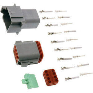 Connettore Deutsch 8 vie kit grigio