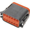 Connettore Deutsch 12 vie maschio nero