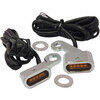 Coppia frecce led per Harley-Davidson Touring '09- anteriori Drag Specialties cromo