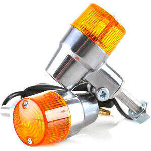 Coppia frecce alogene K&S Retro lucido