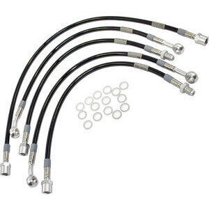 Kit tubi freno aeronautici per Moto Guzzi 850 T3 California completo nero