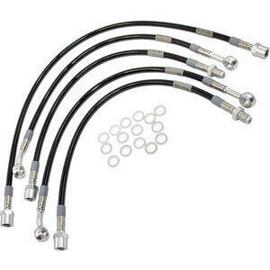 Kit latiguillos de freno metálicos Moto Guzzi 1000 I-Convert completo negro