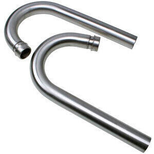 Collettore di scarico per Moto Guzzi V 11 completo inox satinato