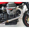 Collettore di scarico per Moto Guzzi V 11 completo inox satinato - Foto 2