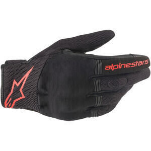 Guanti moto Alpinestar Copper nero/rosso