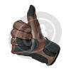 Guanti moto Biltwell Belden marrone/nero - Foto 5