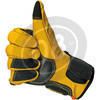 Guanti moto Biltwell Borrego giallo - Foto 4
