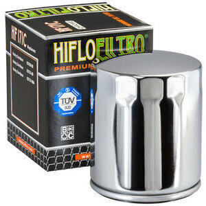 Filtro olio motore HiFlo HF171C cromo