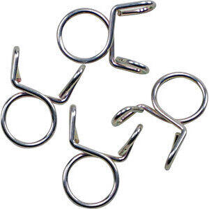 Clip stringitubo benzina 14-15mm grigio set 4pz