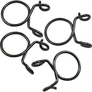 Clip stringitubo benzina 12-13mm set 4pz nero