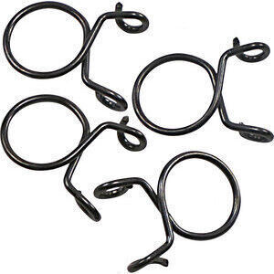 Abrazadera de manguera de combustible 10-11mm negro set 4pc