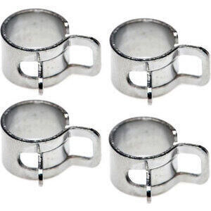 Fuel hose clip 8-9mm grey set 4pc