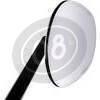 Specchietto retrovisore reversibile Motogadget M-View Club lungo senza vetro nero - Foto 6
