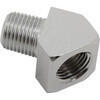 Raccordo serbatoio 45° maschio-femmina 1/8'' NPT cromo