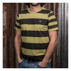 T-Shirt maniche corte Holy Freedom Folsom righe verde/nero
