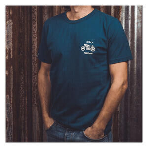 T-Shirt maniche corte Holy Freedom Losanga blu