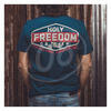 T-Shirt maniche corte Holy Freedom Losanga blu - Foto 2