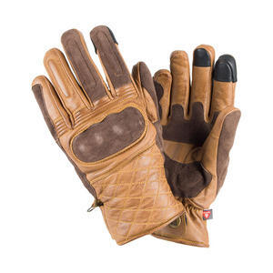 Guanti moto By City Café beige/marrone