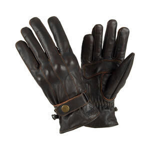 Motorcycle gloves By City Elegant braun