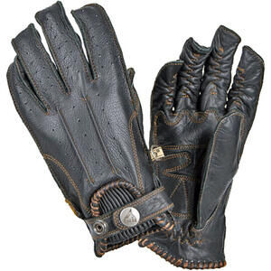 Gants de moto By City Second Skin noir