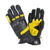 Guanti moto By City Retro nero/giallo