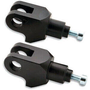 Coppia snodi pedane per Triumph Thruxton 900 LSL guidatore nero