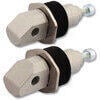 Footpeg joints Triumph Speed Triple EFI LSL passenger grey pair