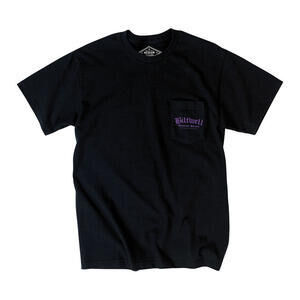 T-Shirt maniche corte Biltwell Old Englisk poket nero