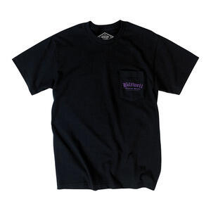 T-Shirt Biltwell Old Englisk poket nero