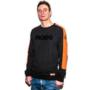 Felpa ROEG Randy nero/arancione