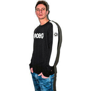 Felpa ROEG Randy nero/bianco
