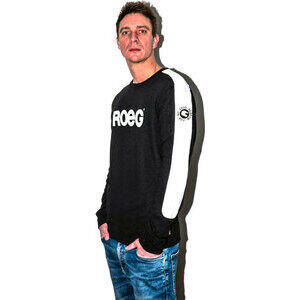 Felpa ROEG Randy nero/bianco
