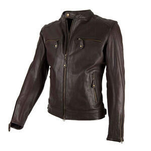 Giacca moto By City Street Cool marrone