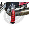 Pedalino poggiapiedi MFW Master Grip rosso coppia - Foto 2