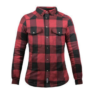 Camicia moto John Doe XTM rosso/nero