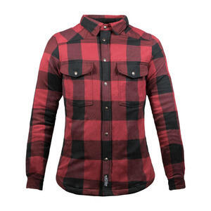 Camicia da moto XTM John Doe rosso/nero
