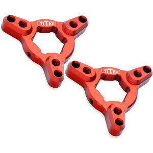 Registro precarico forcella Titax 14mm coppia rosso