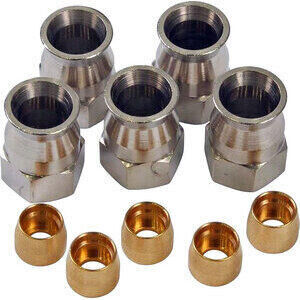 Dado tubi freno aeronautici Allegri completo kit 5pz grigio