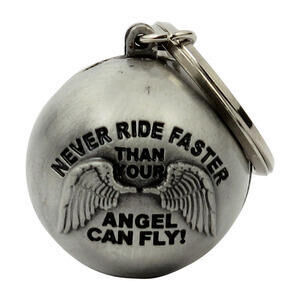 Motorcycle keychain Ryder Ball Never Ride Faster