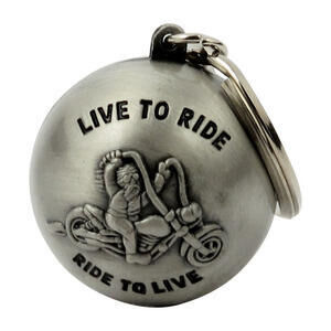 Motorcycle keychain Ryder Ball Live to Ride